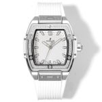 MS Factory Swiss Copy Hublot Spirit of Big Bang Diamond White Dial Rubber Strap Watch 